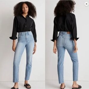 Madewell Sky Blue High Rise Jeans
